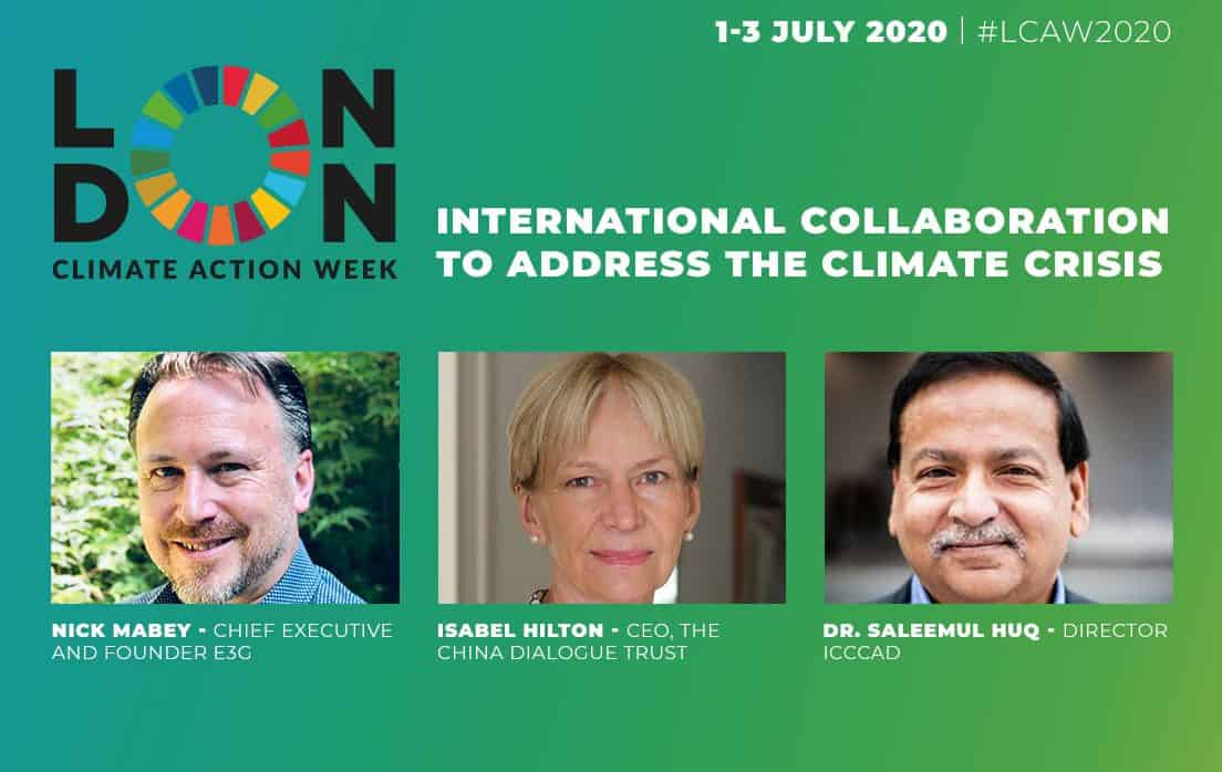 London Climate Action week speakers